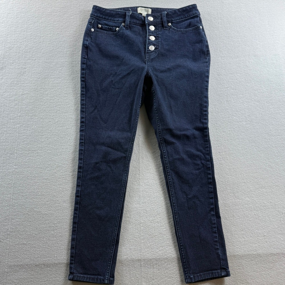 Candace Cameron Bure Jeans Women 2P Dark Wash Skinny Button Fly